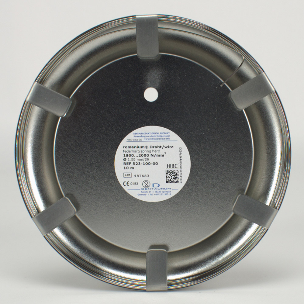 Remanium Draht federhart 1,00 mm, 10 m