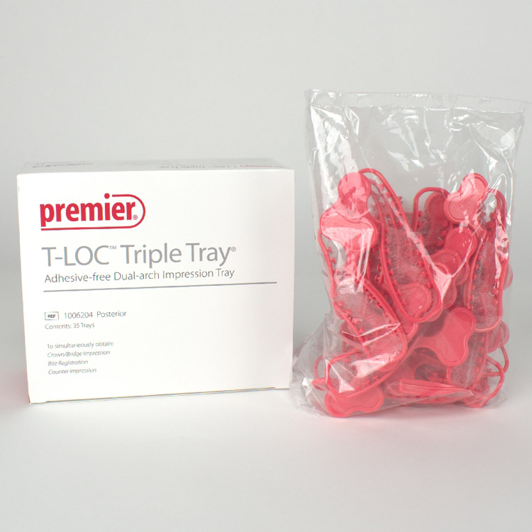T-Loc Triple Tray Abdrucklöffel posterior, 35 Stück