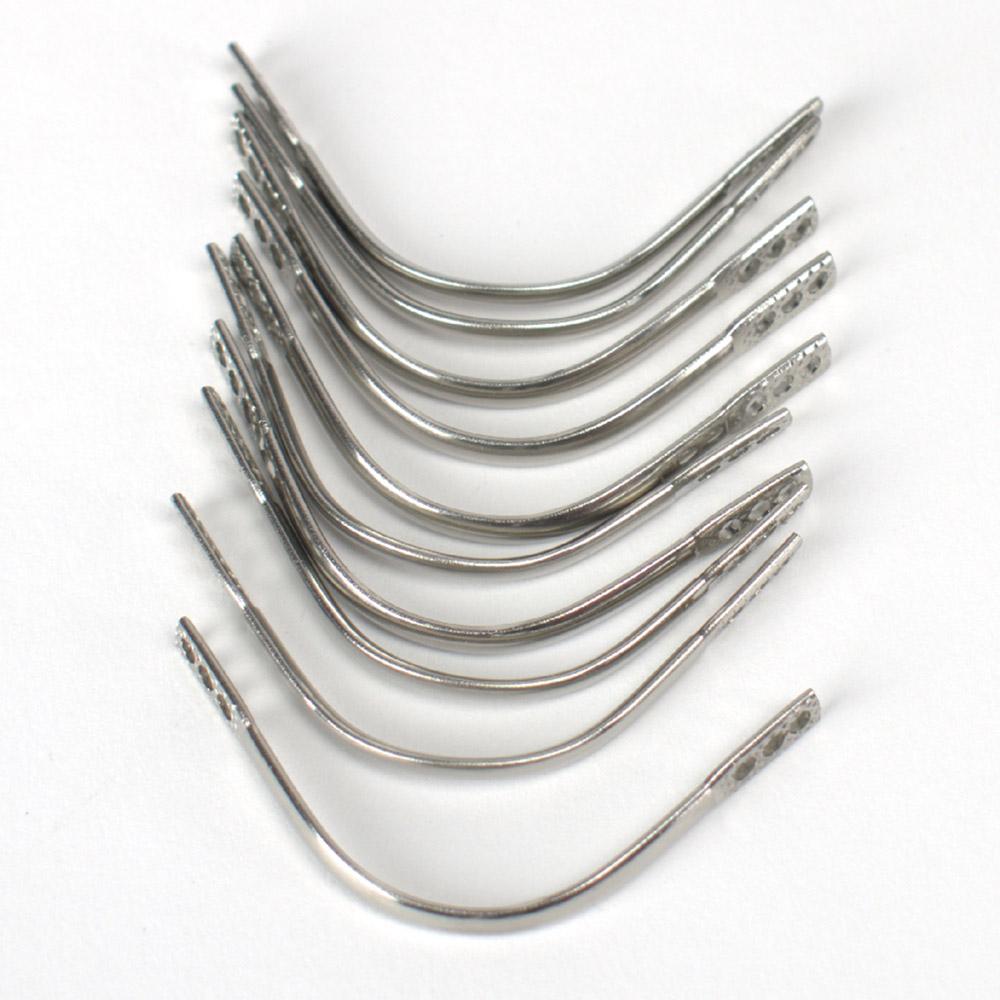 Lingualbügel gebogen 60 mm, 10 Stück