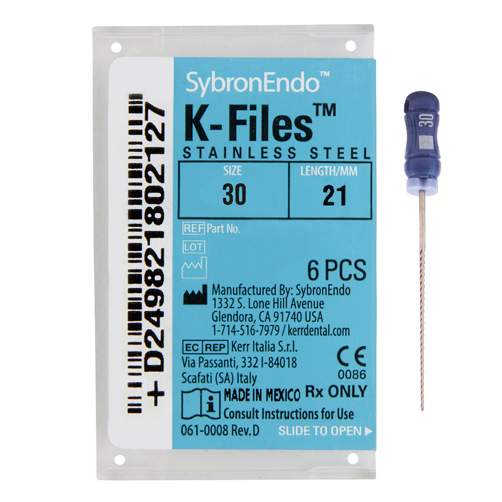K-Feilen 030 21 mm, 6 Stück