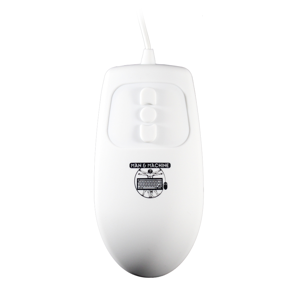 Mighty Mouse 5 hygienic white Man and Machine
