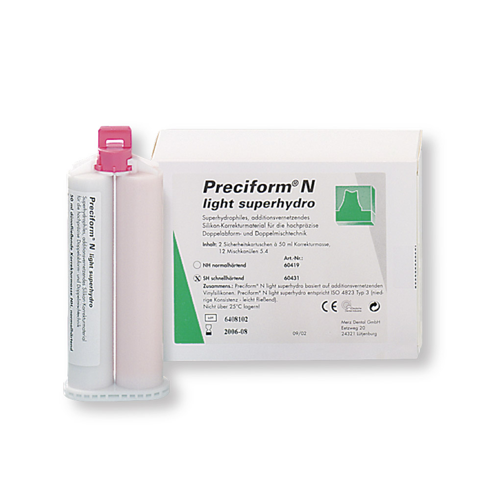Preciform N light Superhydro normalhärtend, 2 x 50 ml