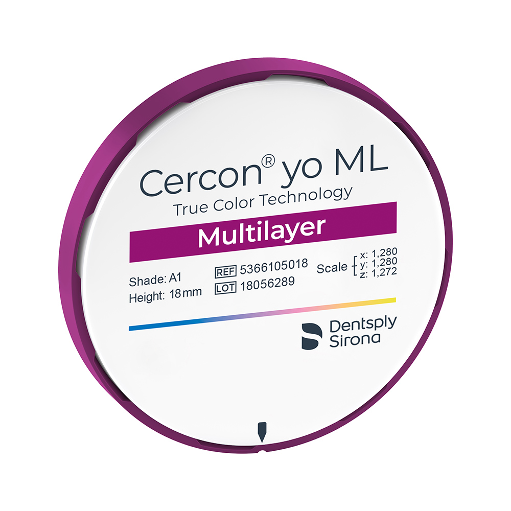Cercon yo ML Disk 98 x 18 mm A1, Stück
