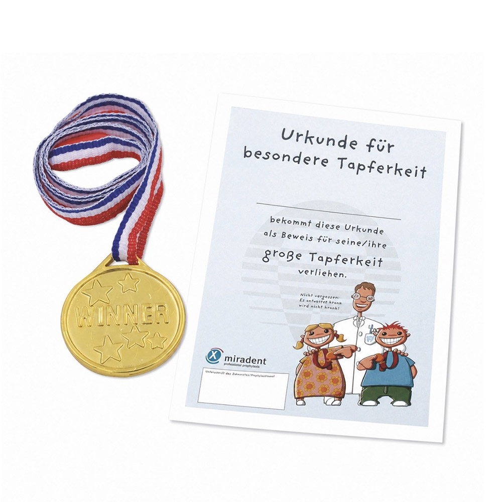 Miratoy Nr.21 Plus Tapferkeits-Medallie / Urkunde, Set
