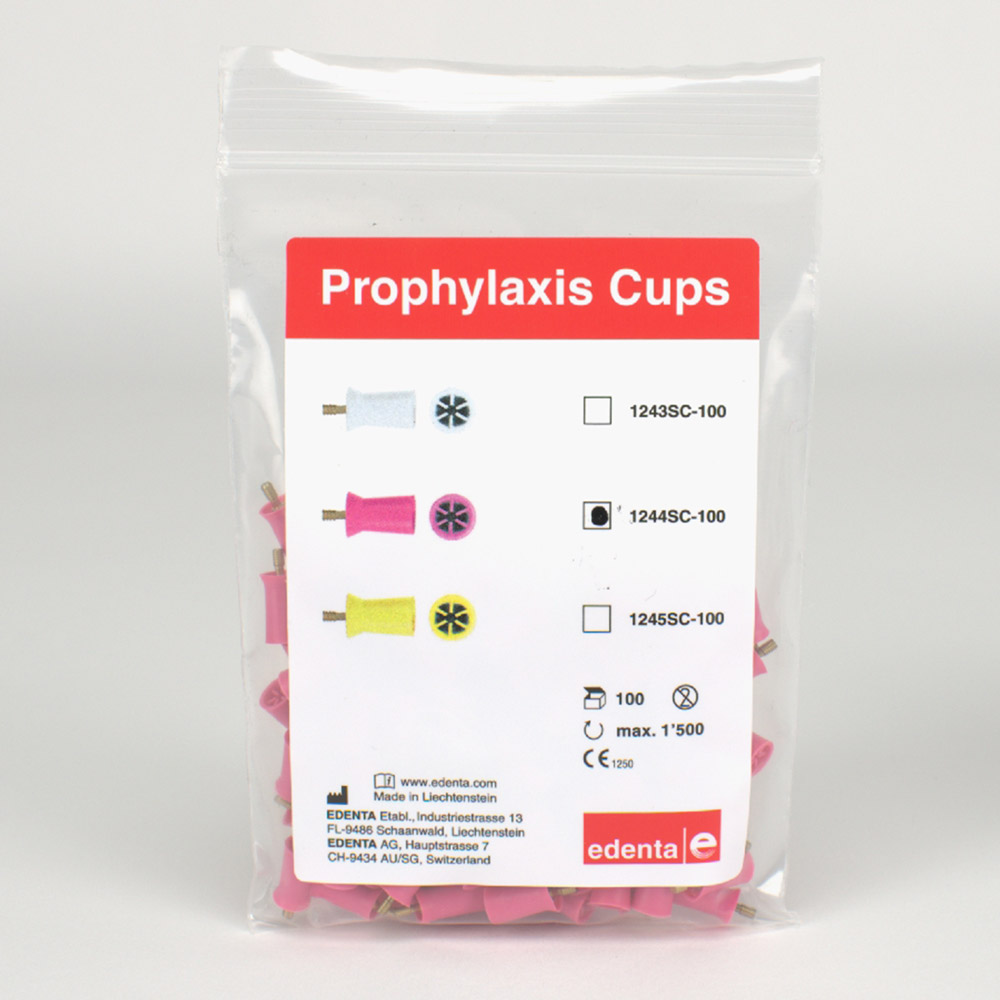 Prophy Polierer rosa SC 1244, 100 Stück