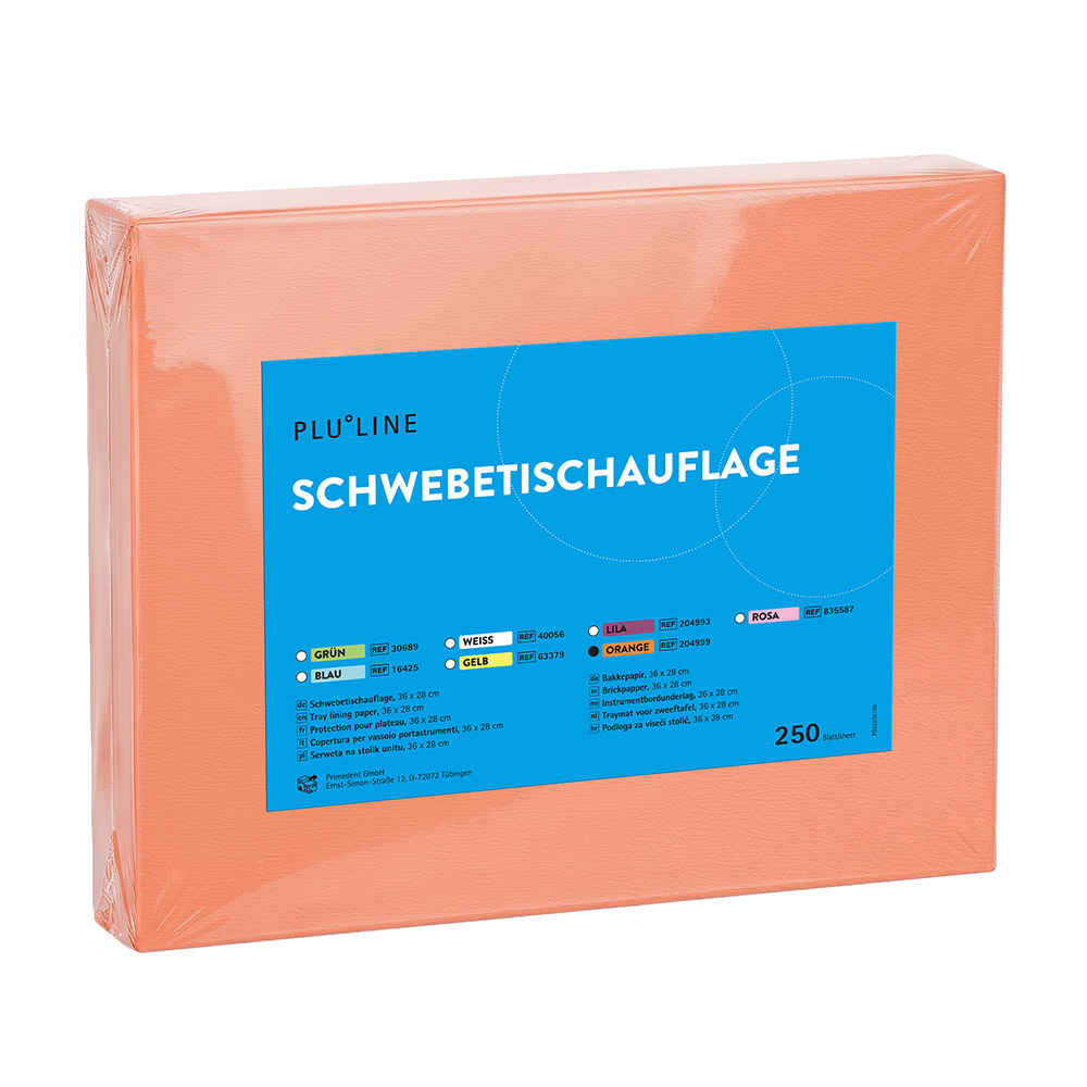 PLULINE Filterpapier 36 x 28 cm orange, 250 Stück