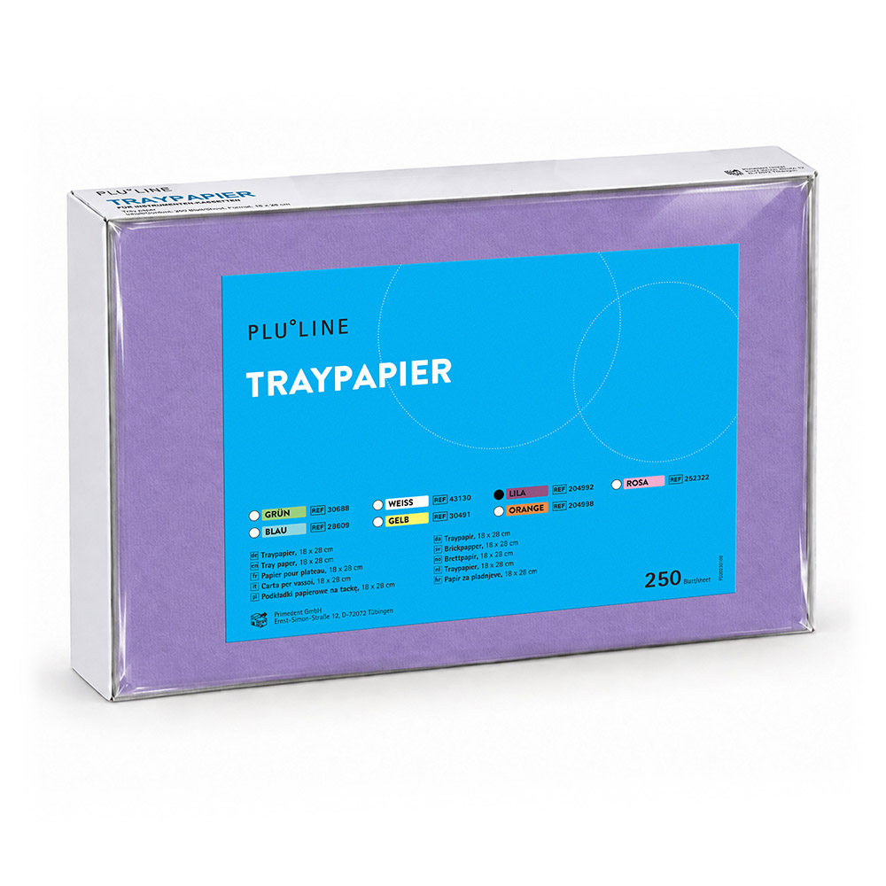 PLULINE Filterpapier 18 x 28 cm lila, 250 Stück