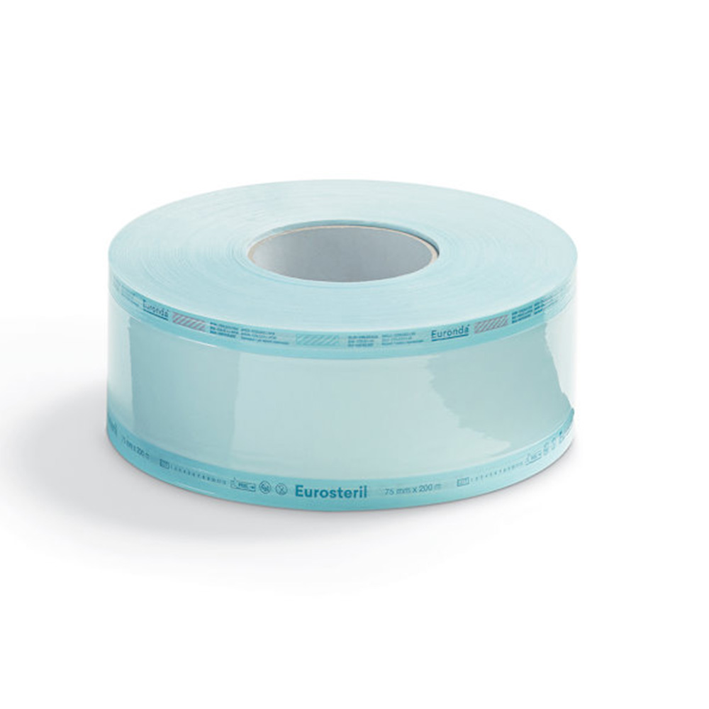 Sterilisationsfolie 7,5 cm, 200 m Rolle