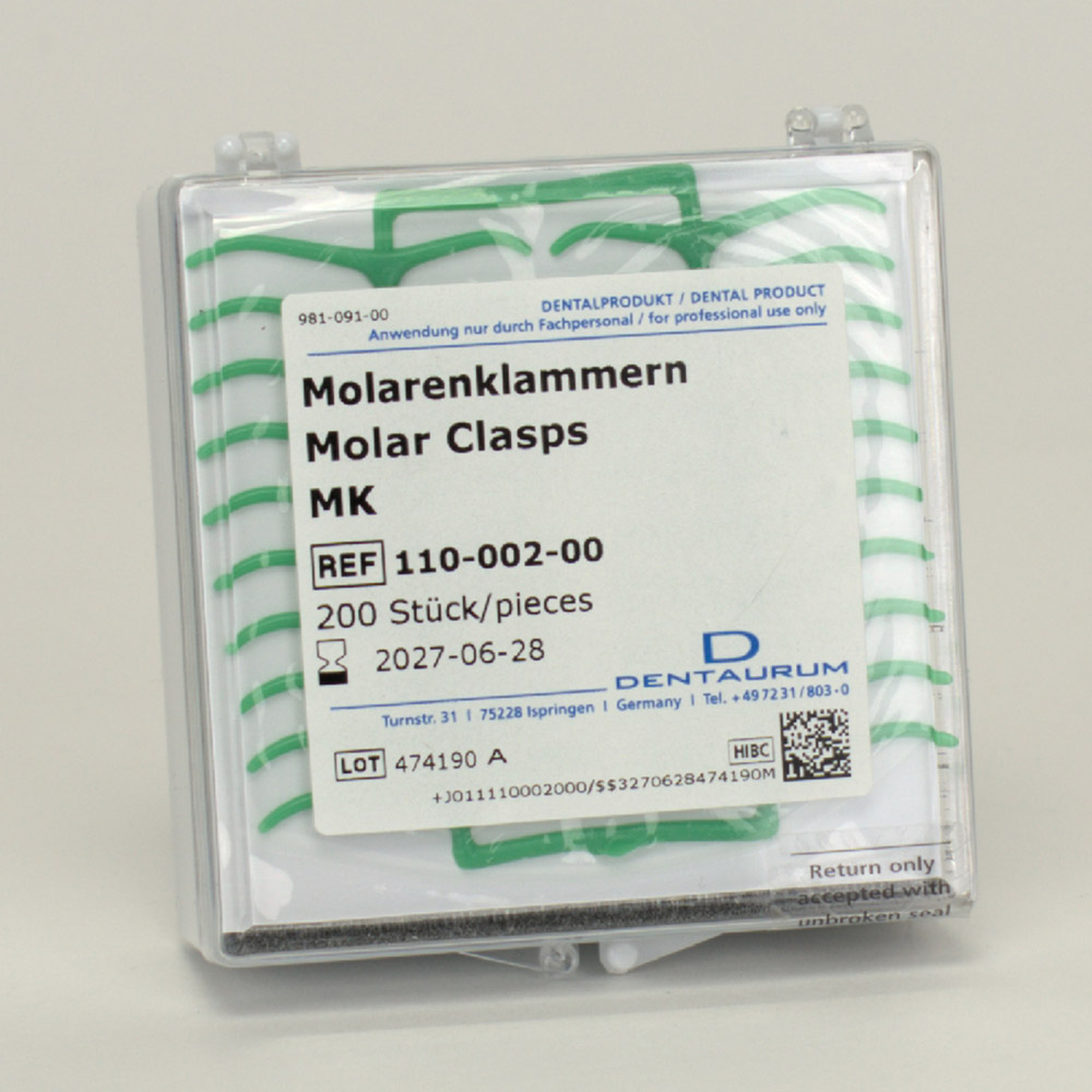 Wachsschablonen MK, 200 Stück