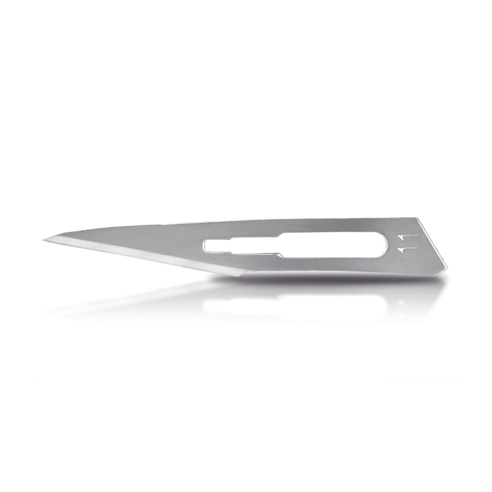 Skalpellklingen Carbon Steel 873B Figur 11, 100 Stück