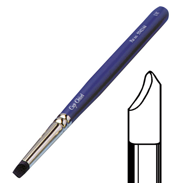 Silicon Brush Modellierinstrument Cup-Chisel schwarz, Stück
