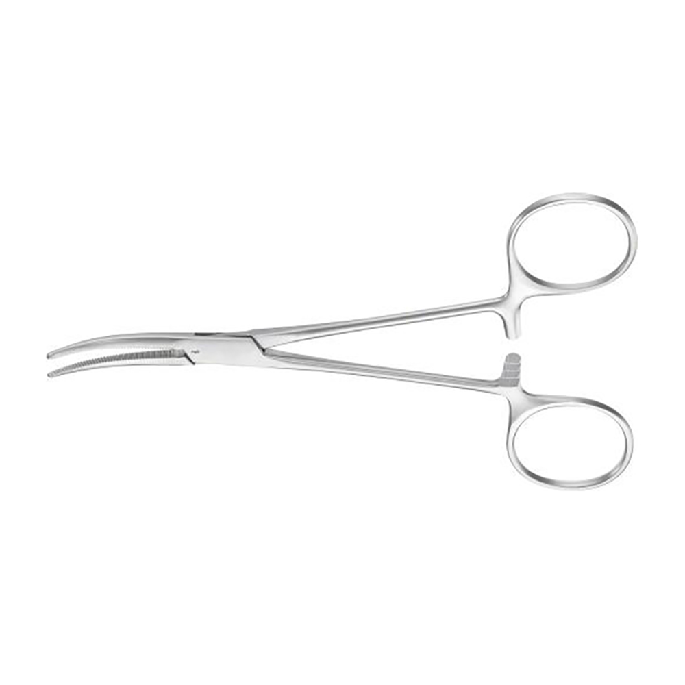 Arterienklemme Crile gebogen 140mm St