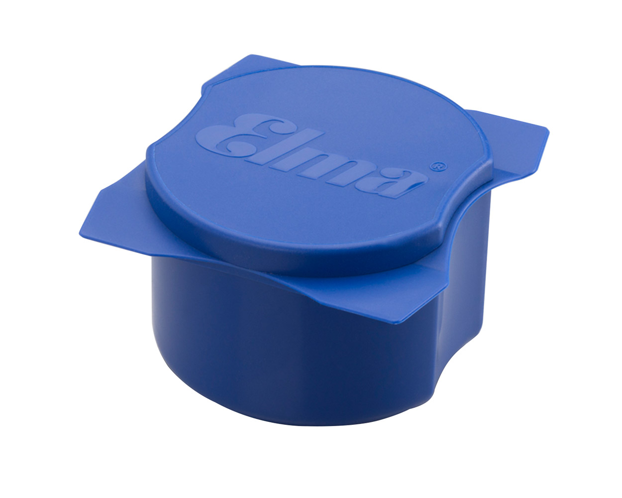Reinigungsbecher mit Deckel blau, Stück