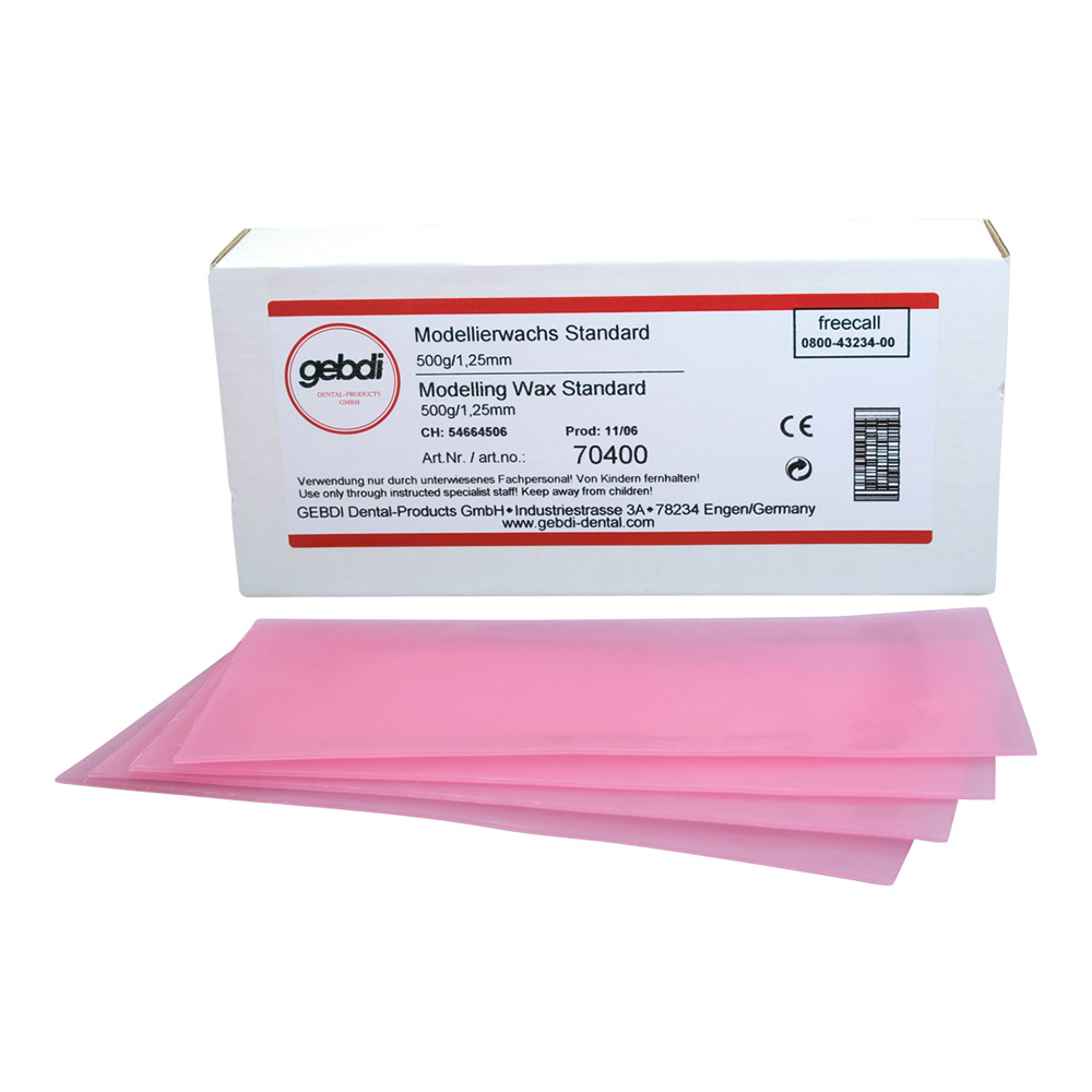 Modellierwachs Platten standard Sommer 1,50 mm, 500 g