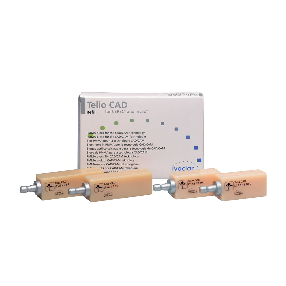 Telio CAD Cerec/InLab LT A2 B40L, 3 Stück