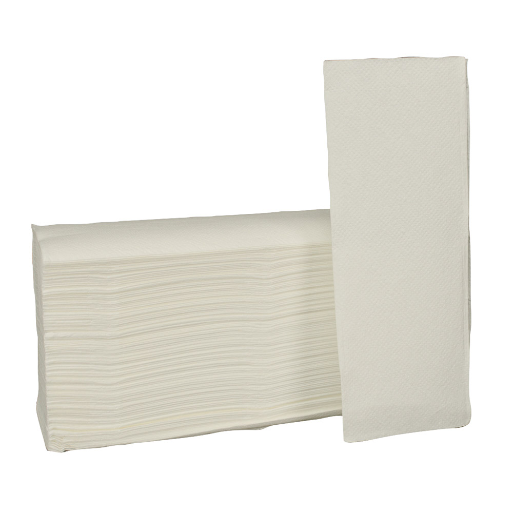 Handtücher IF weiß 2-lagig 20,6 x 32 cm, 3000 Stück