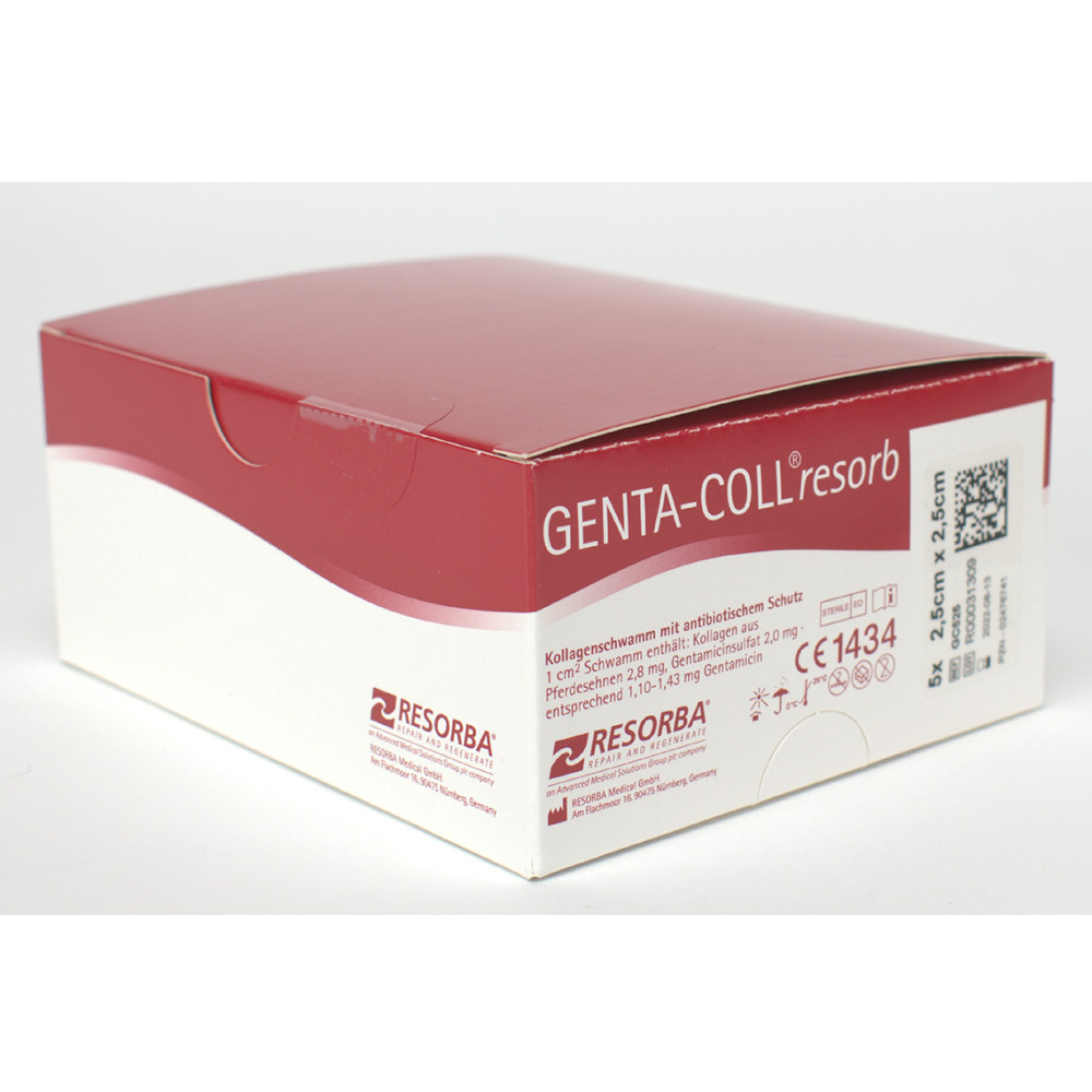 Genta-Coll 2,5 x 2,5 cm, 5 Stück