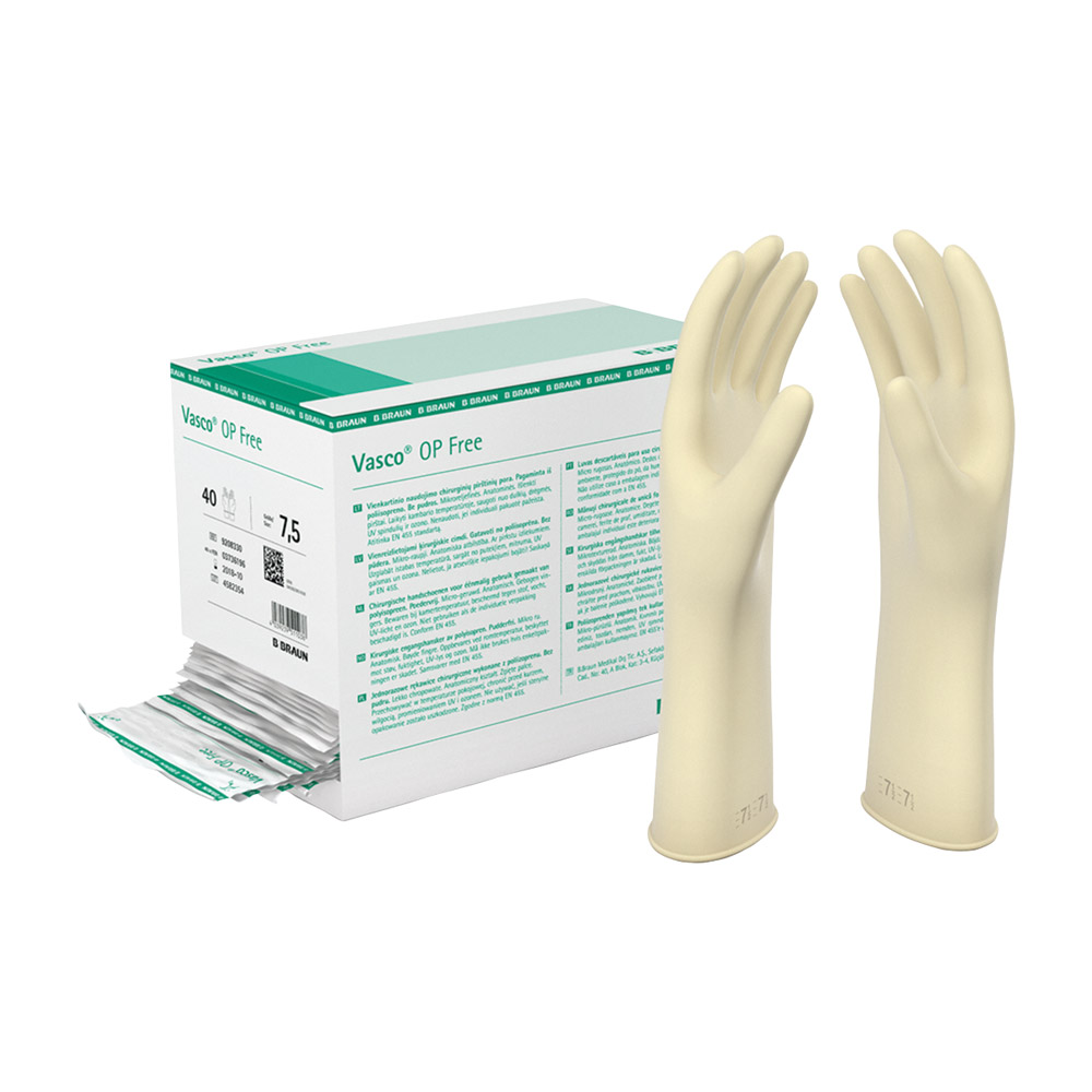 Vasco OP Free Handschuhe steril Gr.8, 40 Paar