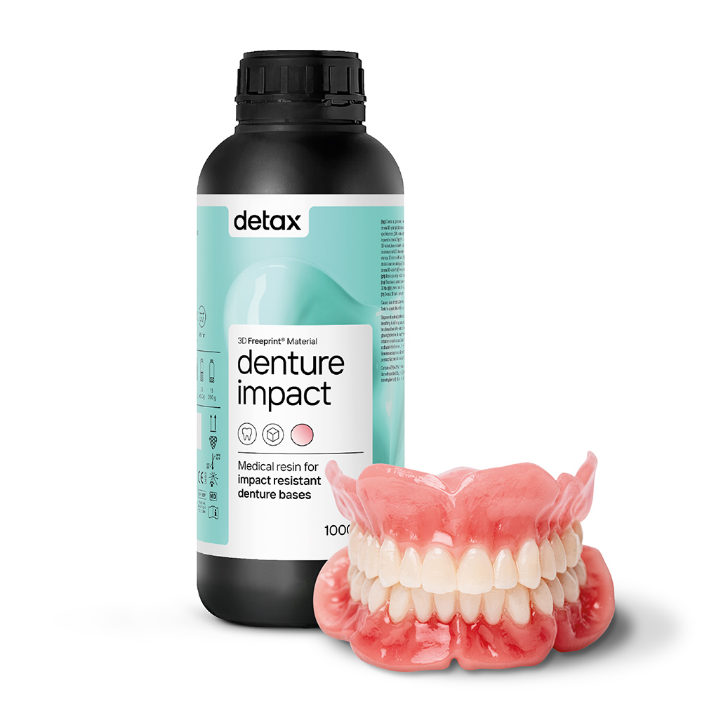 Freeprint denture impact pink, 1 kg Flasche