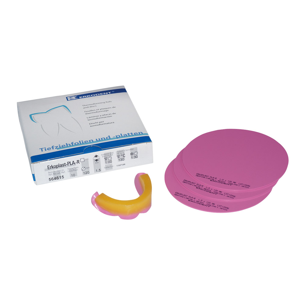 Erkoplast PLA-R Tiefziehfolie 120 x 1,50 mm rosa, 50 Stück