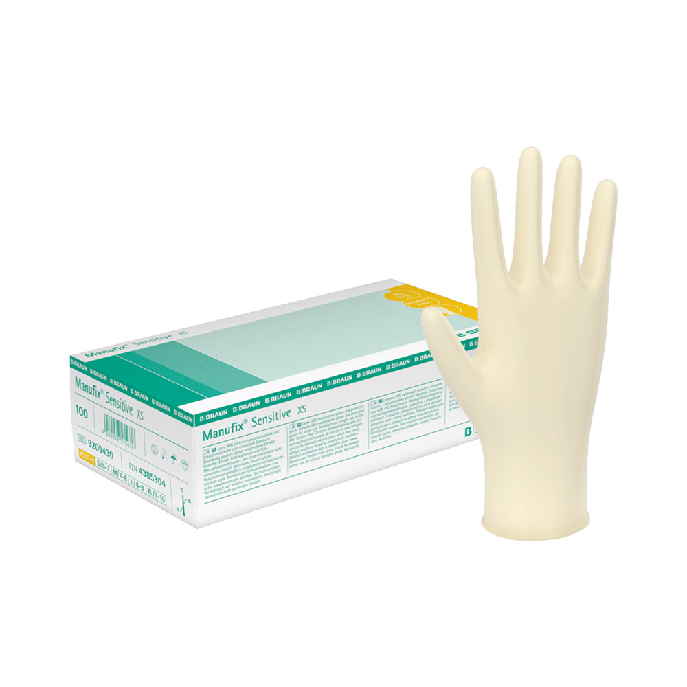 Manufix Sensitive Handschuhe puderfrei Gr. S, 100 Stück