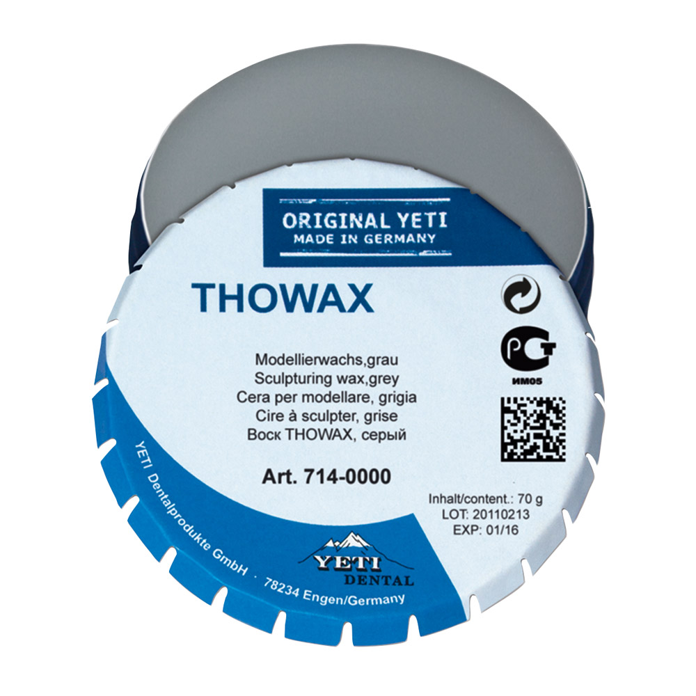 Thowax Modellierwachs grau, 70 g