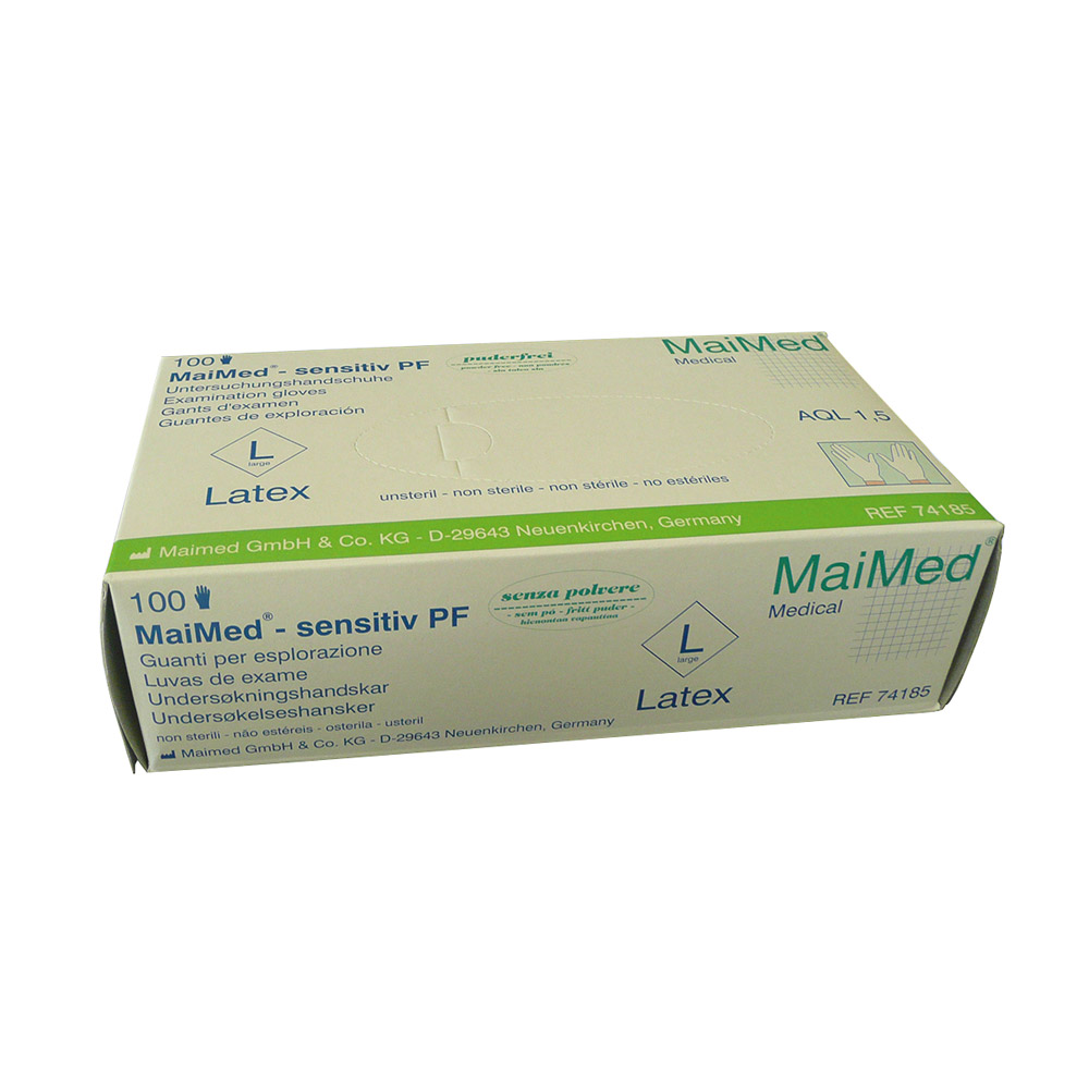MaiMed-sensitiv Handschuhe puderfrei unsteril Gr. XS, 100 Stück
