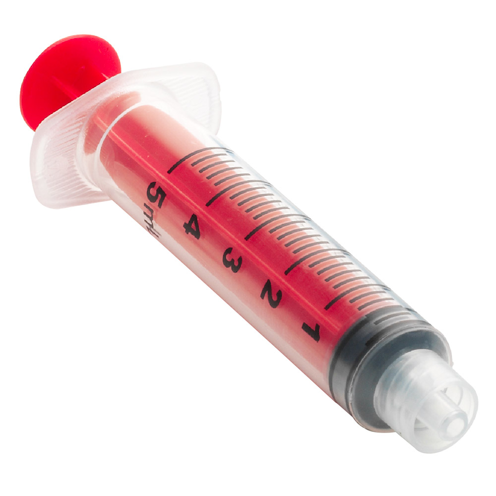 CanalPro color Syringes 5 ml rot, 50 Stück