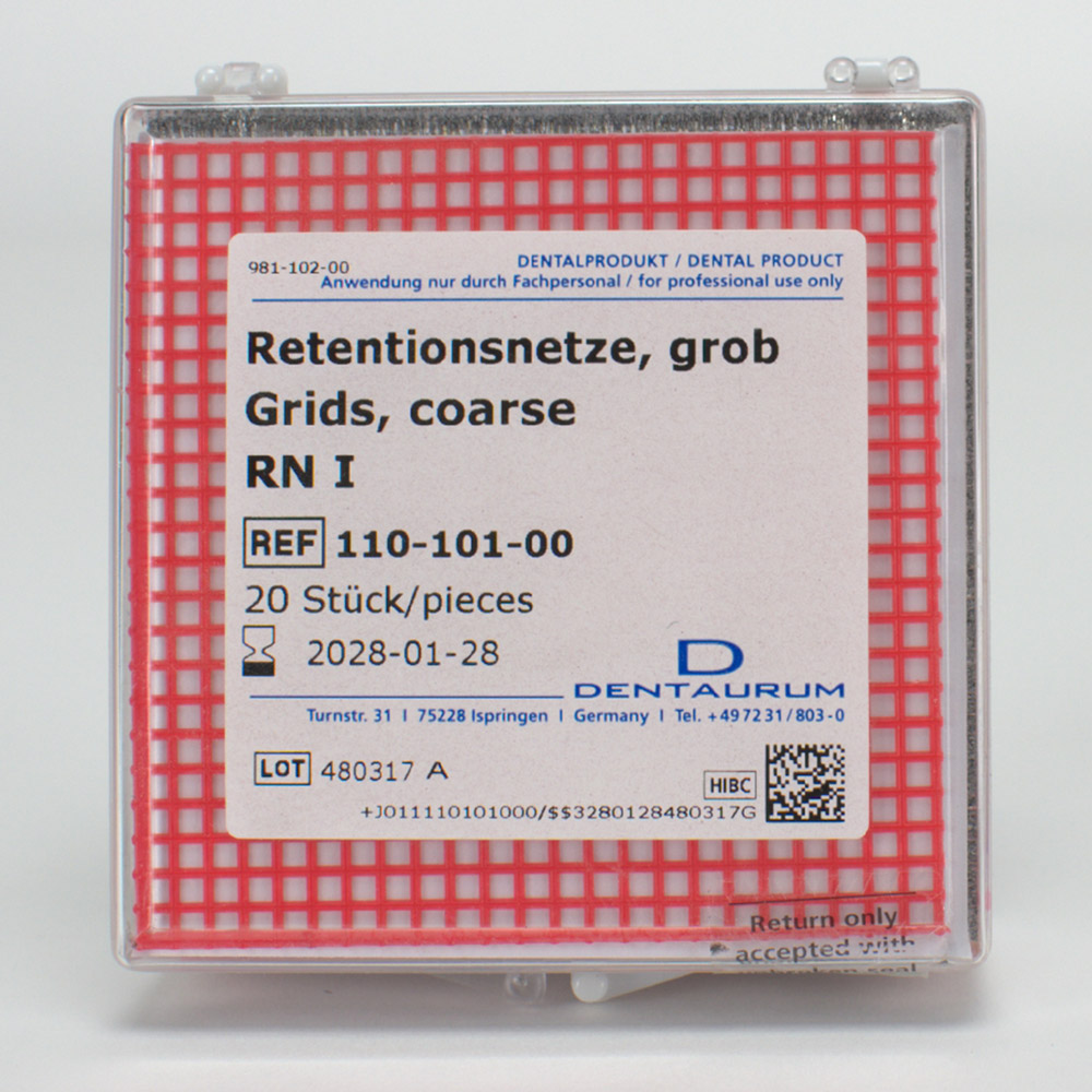 Wachsschablonen RN 1, 20 Stück