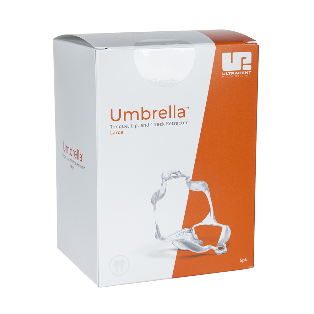 Umbrella Cheek Retractor groß klar, 5 Stück