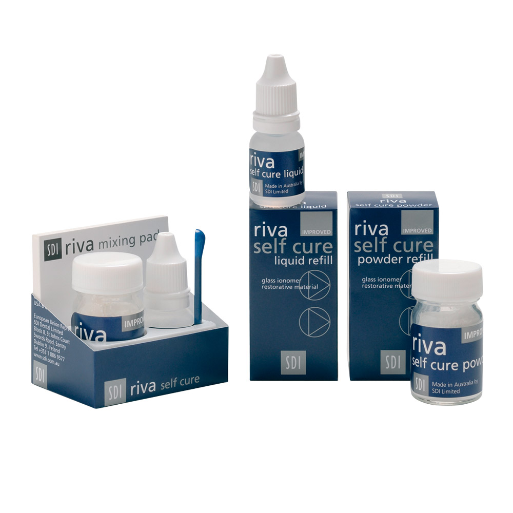 Riva self cure normalhärtend A3, Pulver + Liquid Kit