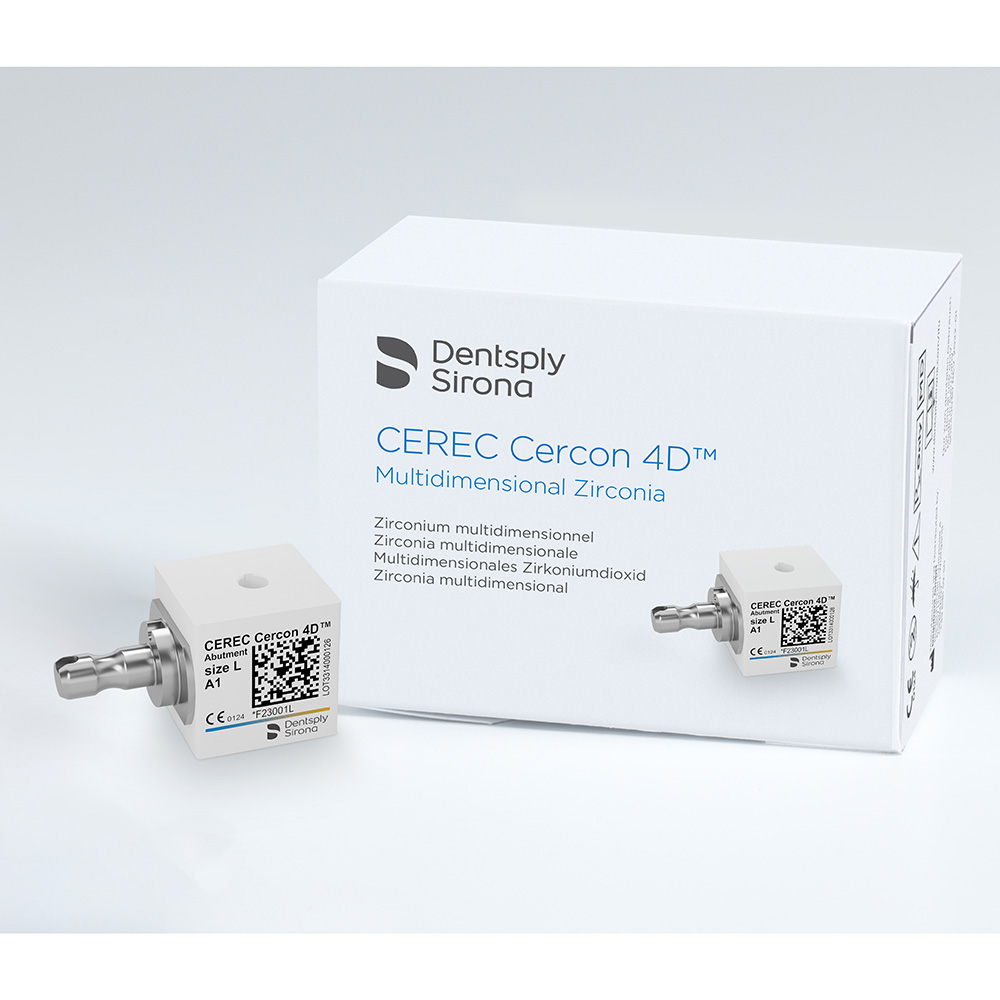 CEREC Cercon 4D Abutment Block L A1, 3 Stück