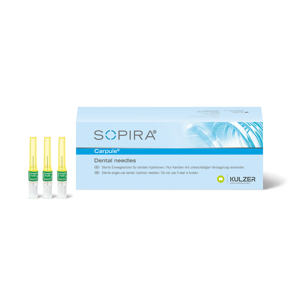Sopira Carpule Kanüle 30G/16 mm grün, 100 Stück