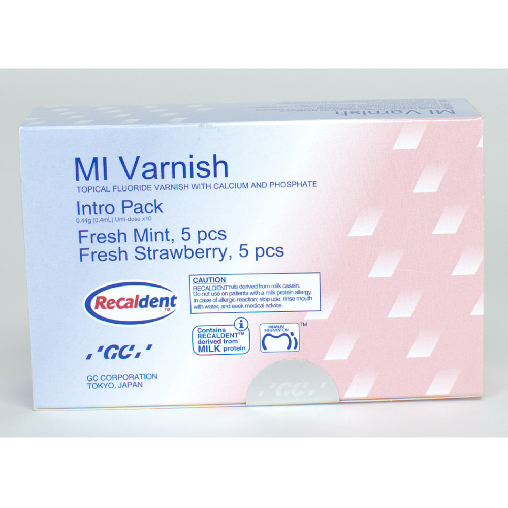 MI Varnish Strawberry + Mint, 10 x 0,4 ml Intro Pack