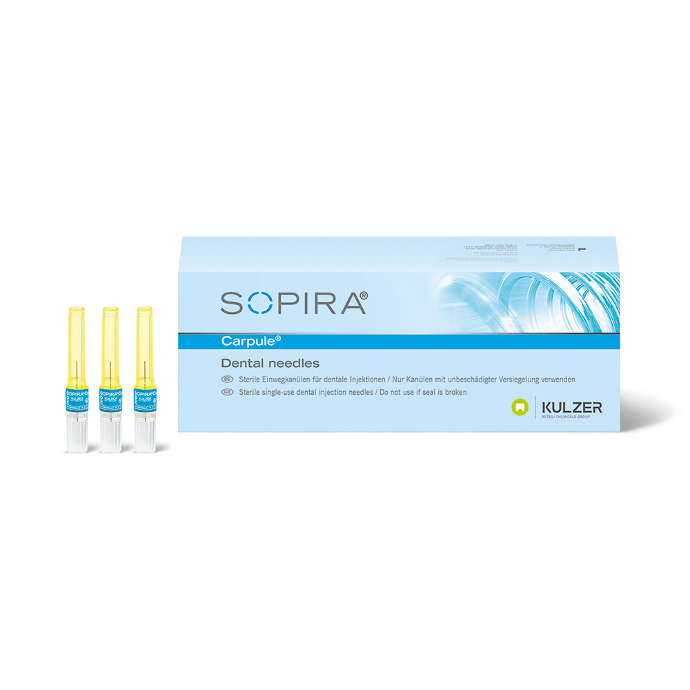 Sopira Carpule Kanüle 30G/12 mm blau, 100 Stück