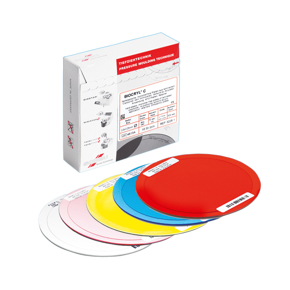 Biocryl C Tiefziehfolie 125 x 2,00 mm klar, 100 Stück