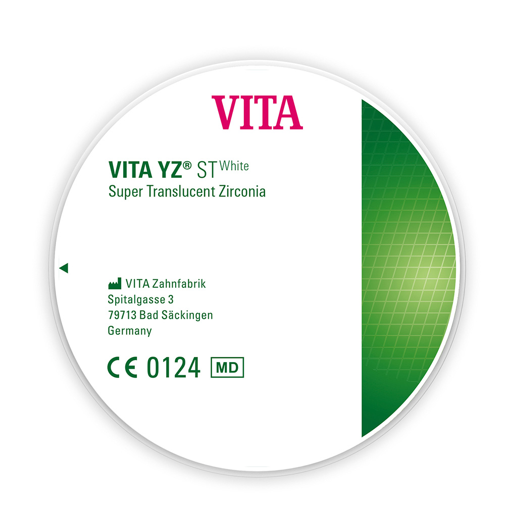 VITA YZ ST White Disc weiß 98,4 mm 14mm, Stück