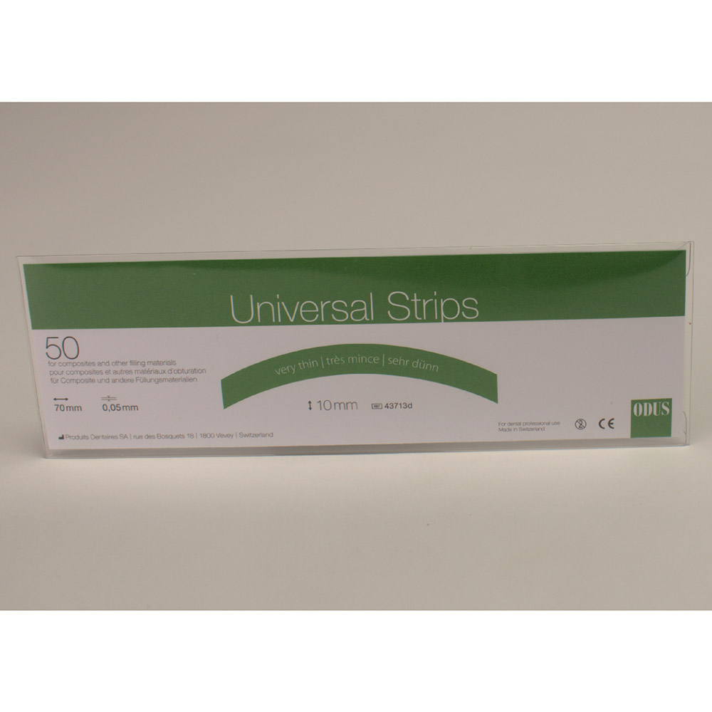 Odus universal Streifen 0,05 x 10 mm gebogen, Packung