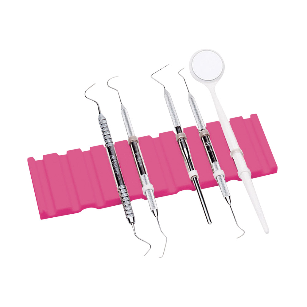 Instrumenten Matte für Trays neon pink, Stück