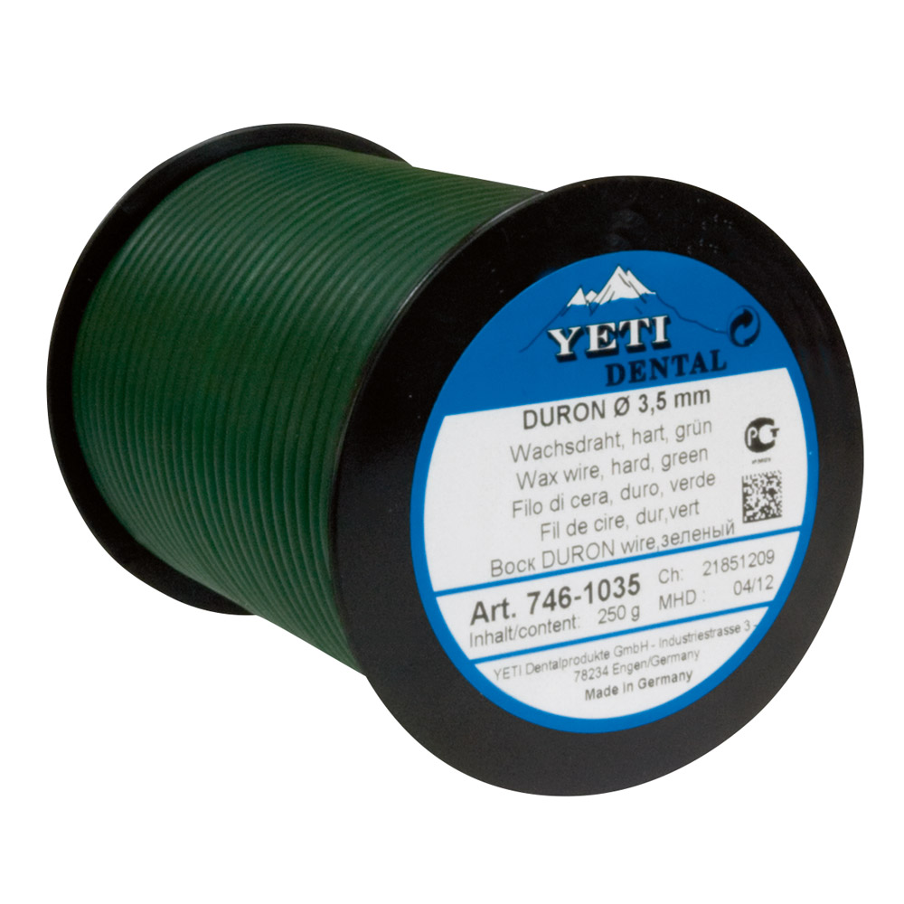 Duron Wachsdraht hart grün 4 mm, 250 g
