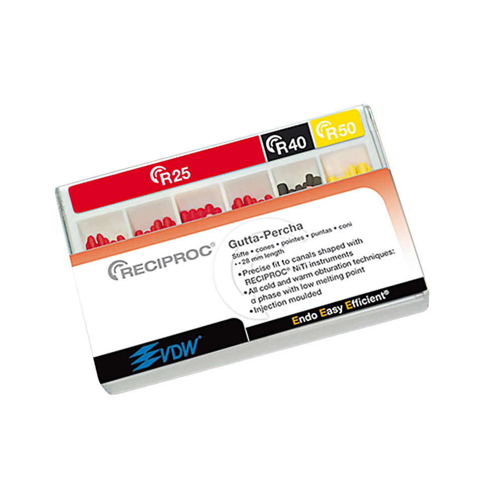 Reciproc Guttaperchastifte R50, 60 Stück