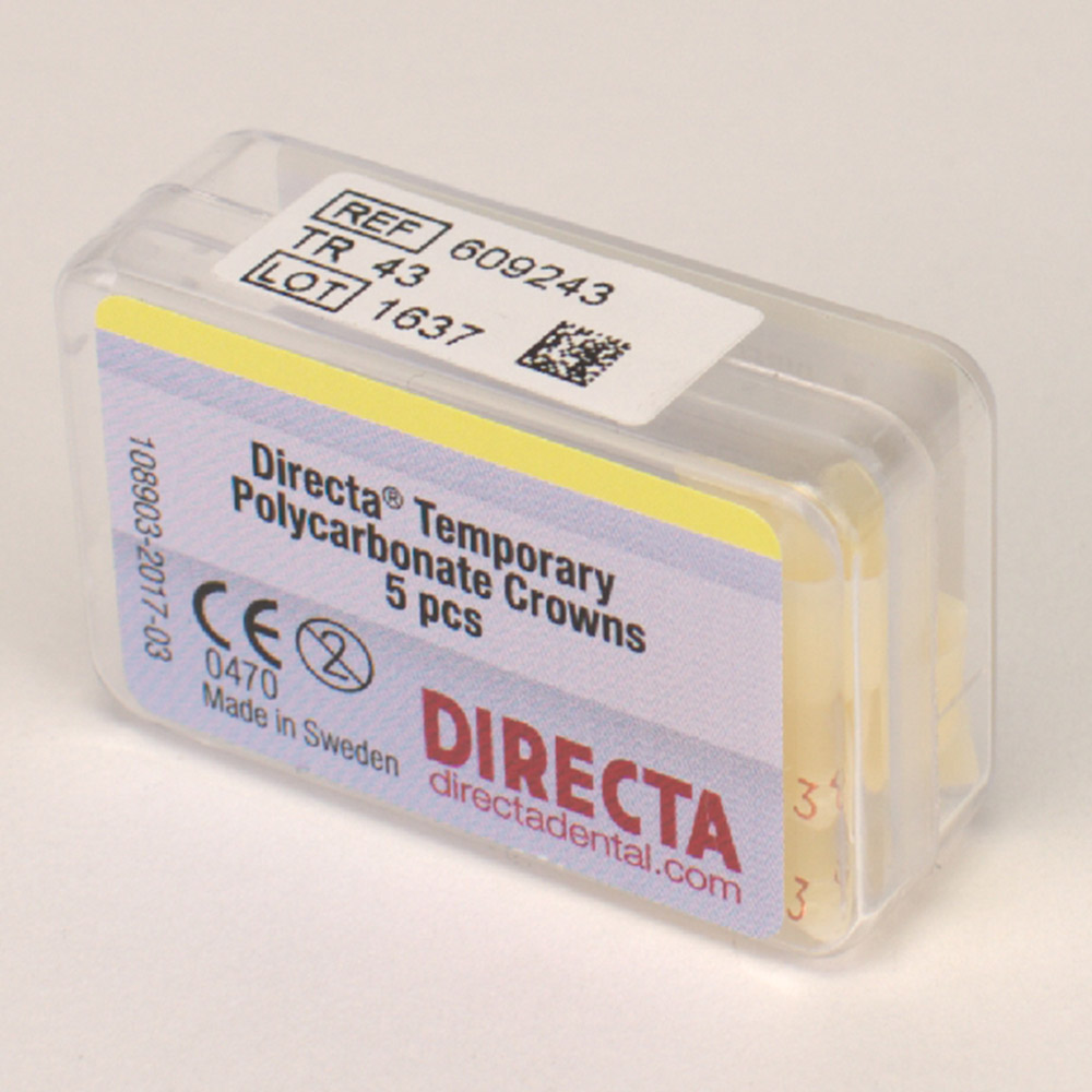 Directa-Kronen transluzent Nr. 43, 5 Stück