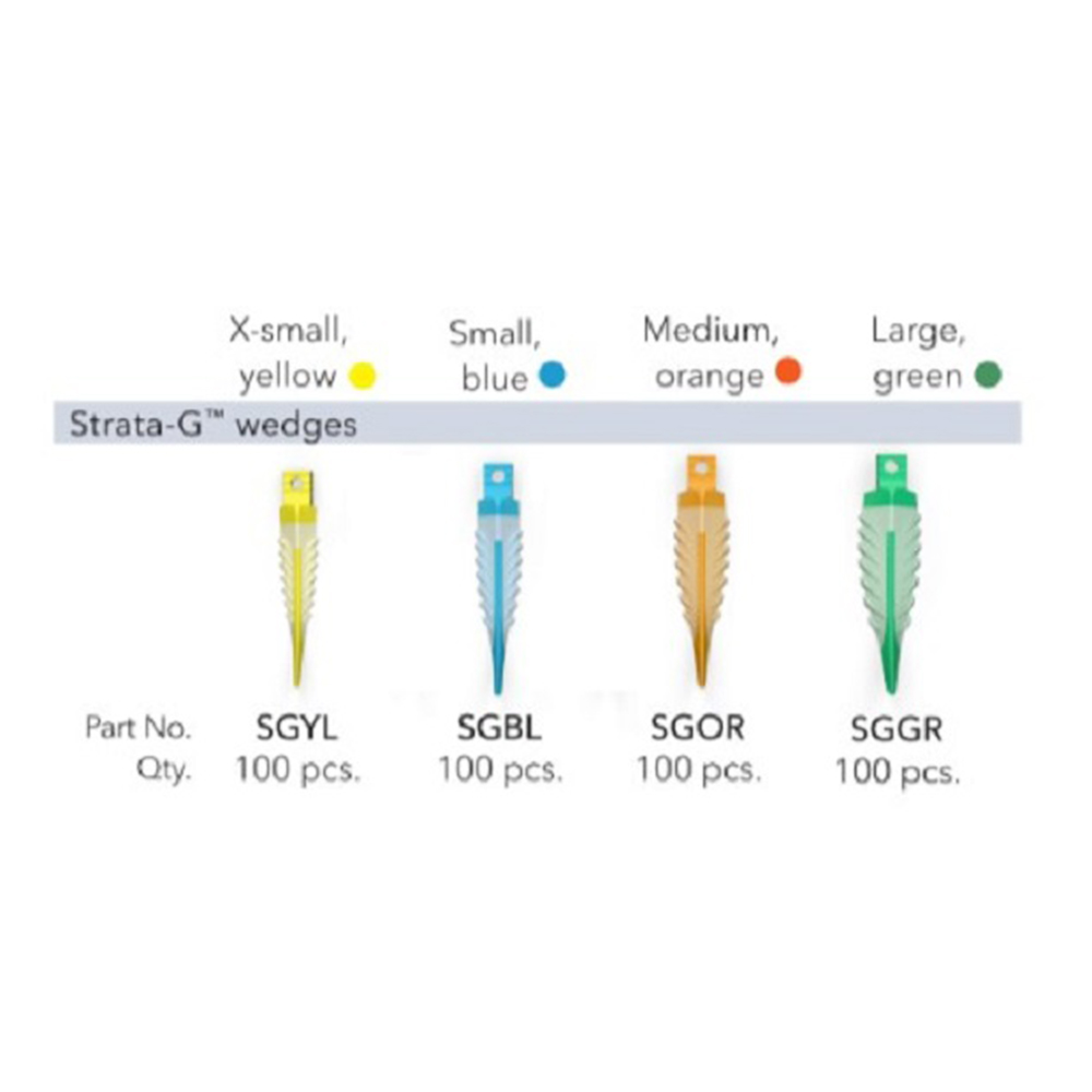 Strata-G Keile, 4 x 100 Stück Sortiment