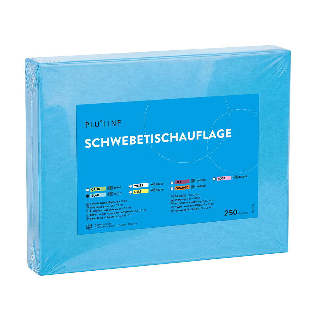 PLULINE Filterpapier 36 x 28 cm blau, 250 Stück