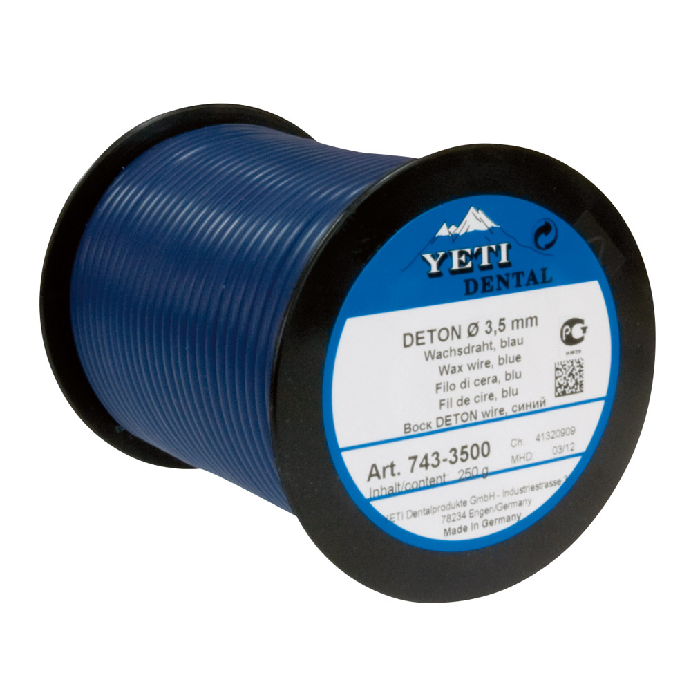 Deton Wachsdraht 3,0 mm blau, 250 g