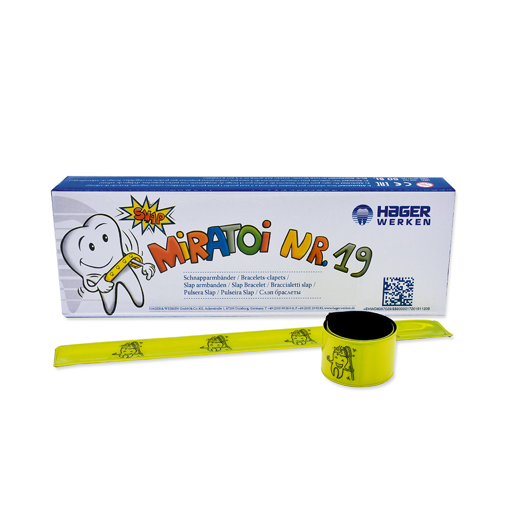 Miratoi Nr.19 Schnapparmbänder, 50 Stück