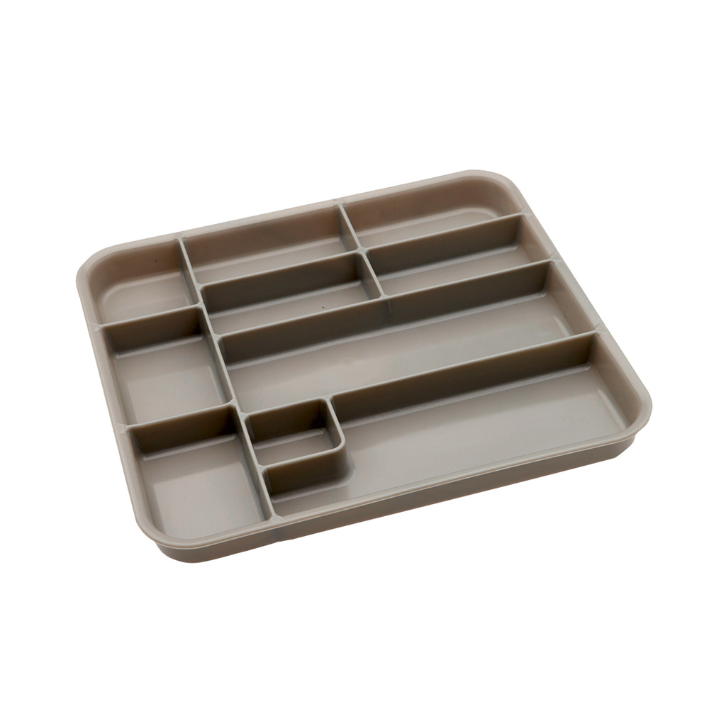 Slide-Tray grau mit Einteilung, Stück