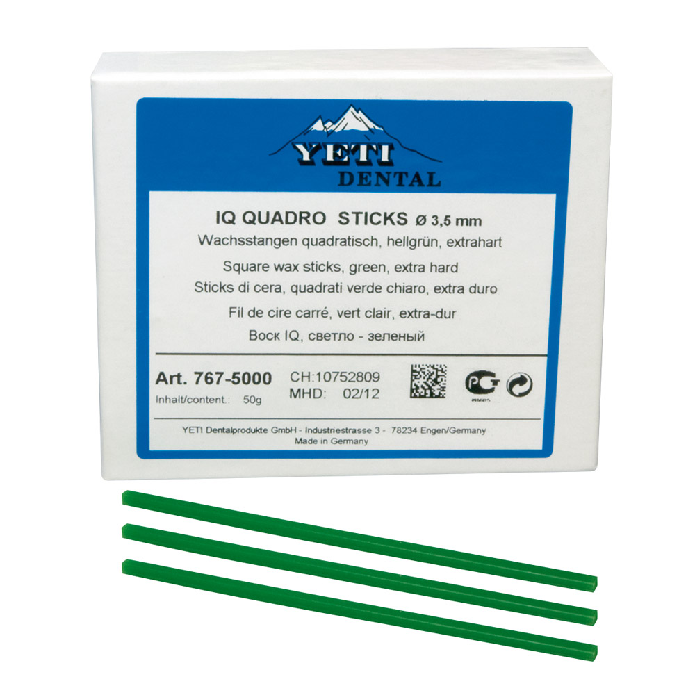 IQ Quadro Sticks hart 3,5 mm hellgrün, 50 g
