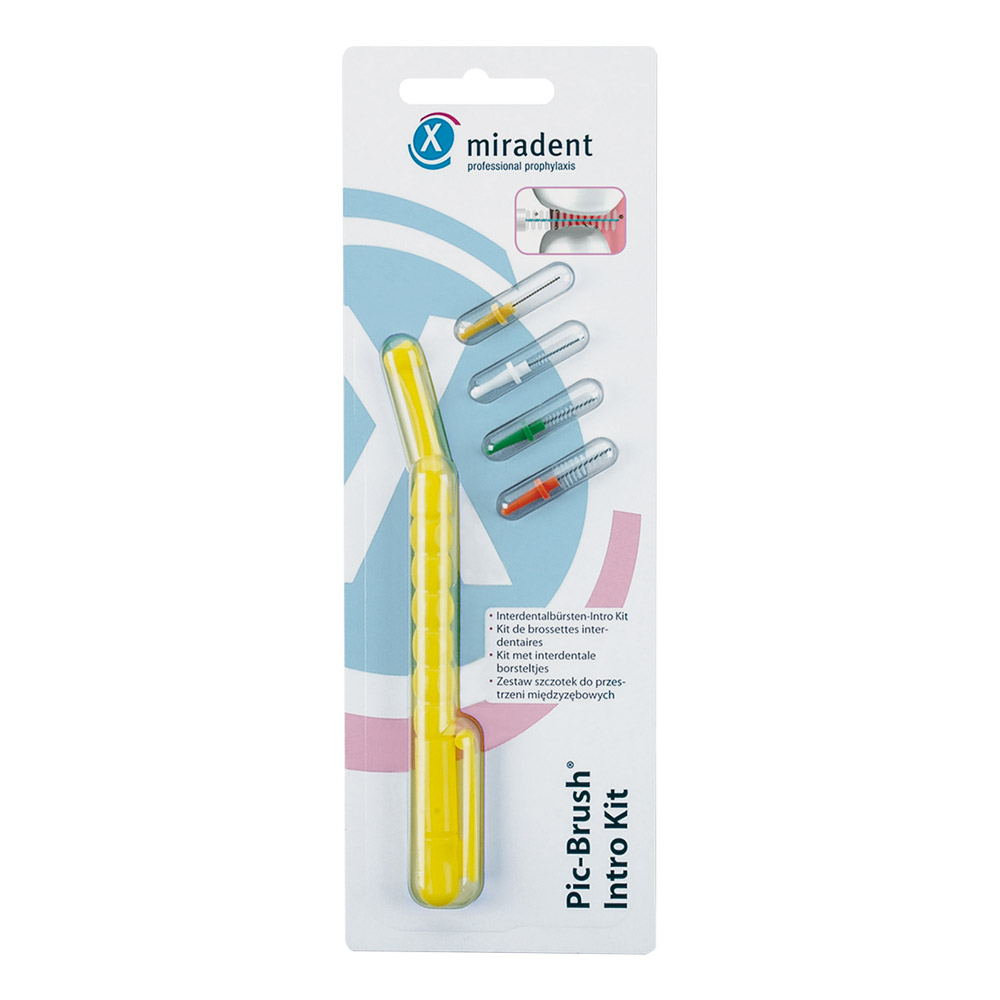 Pic Brush Ersatzbürsten gelb, Intro Kit