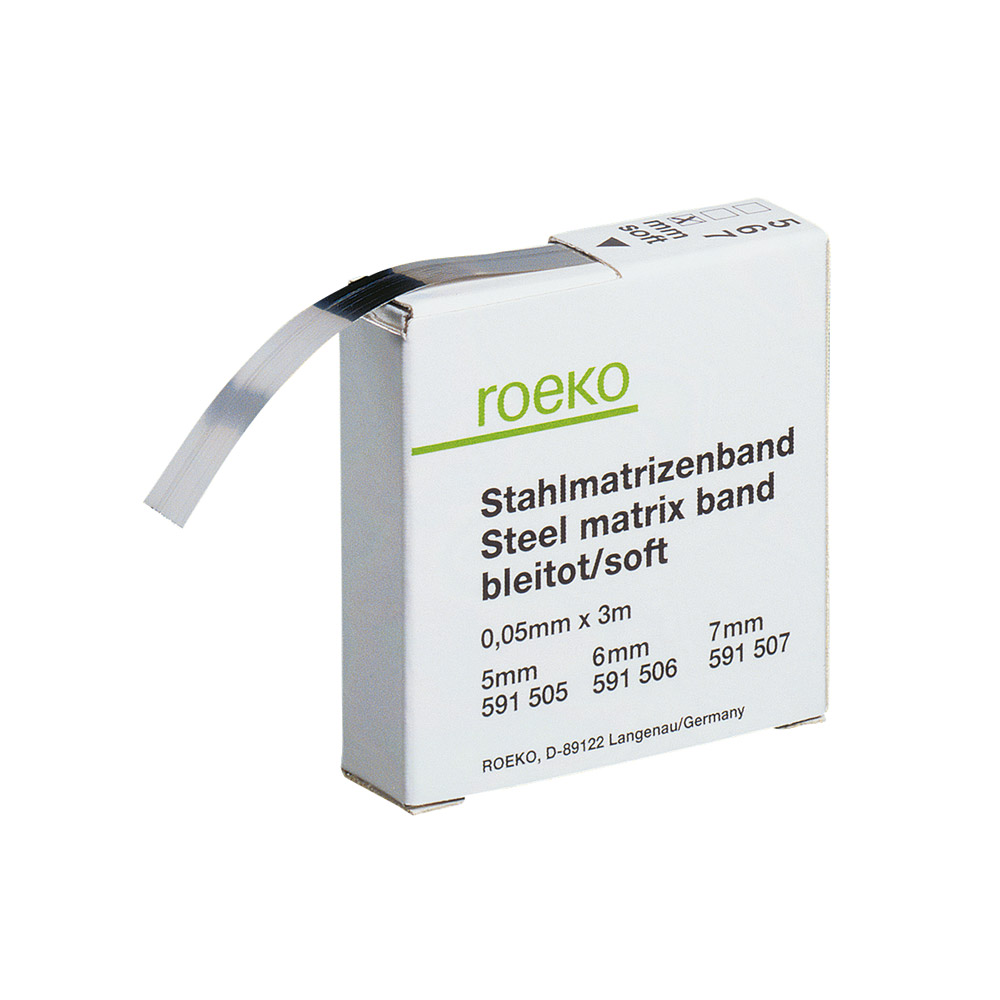 Stahlmatrizenband 7 x 0,05 mm, 3 m
